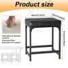 FURNIinspire Dining Chairs, Modern Dining Chairs with Cushion Seat, Living Room Side Chairs for Kitchen, Dining Room, 2PCS, Black, 15.74"*15.74"*18.7" - 2 of 4