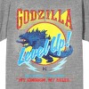 Godzilla Vs. Kng The New Empire Level Up Crew Neck Short Sleeve Gray Heather Women's T-shirt - 2 of 3