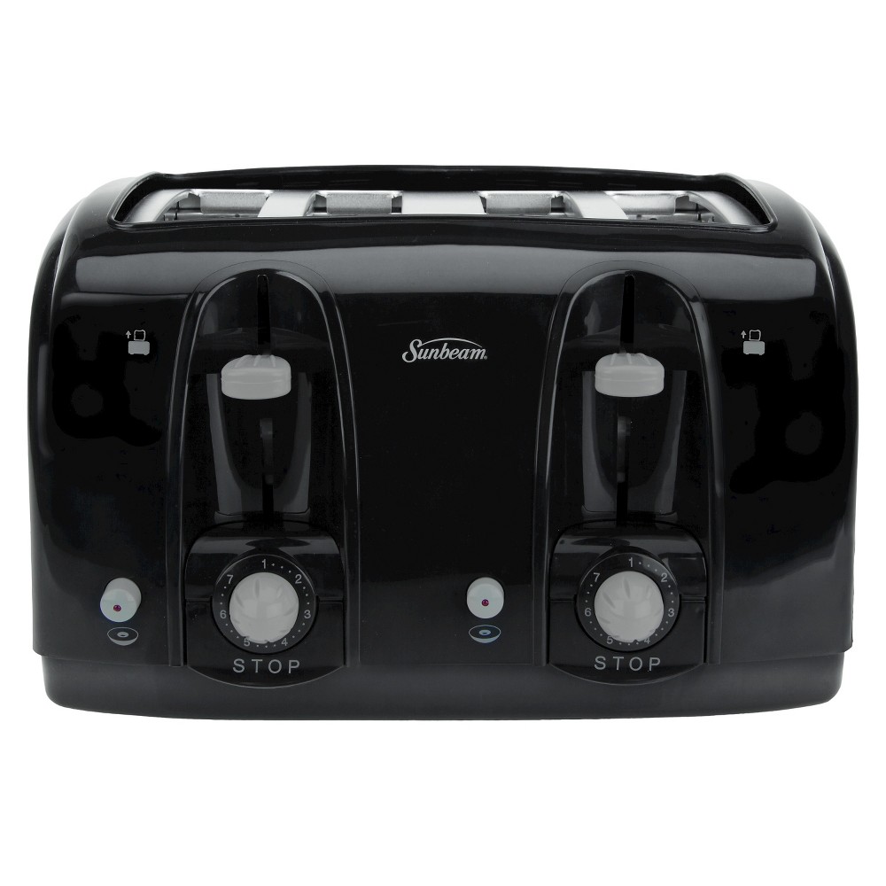 Sunbeam 4 Slice Extra-Wide Slot Toaster -  TSSBTR4SBK