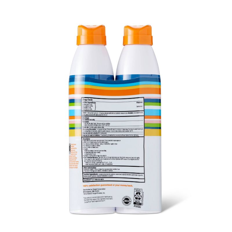 Sport Sunscreen Spray - SPF 50 - 14.6oz/2pk - up &#38; up&#8482;, 5 of 6