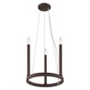 Livex Lighting Alpine 3 - Light Chandelier in  Bronze - 3 of 4