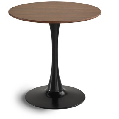 Anybear 31.5" Round Brown Dining Table, Medieval Casual Table Seating 2-4 People
