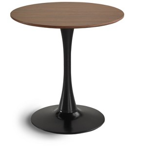 Anybear 31.5" Round Brown Dining Table, Medieval Casual Table Seating 2-4 People - 1 of 4