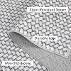 Washable Area Rug – Non-Slip Soft Low Pile Modern Abstract Foldable Ideal for Living Room Bedroom Nursery Dining Room. - 3 of 4