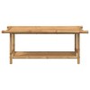 vidaXL Coffee Table 43.3"x21.7"x17.7" Bamboo - 3 of 4