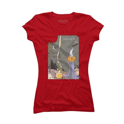 Junior's Design By Humans Halloween magic brewery By runcatrun T-Shirt