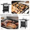 Captiva Designs 2-Burner Propane BBQ Grill with Cast Iron Griddle - 20,000 BTU for Patio and Backyard - 3 of 4