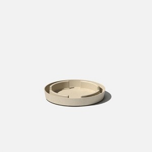 Veradek Mason Series Selena Plastic-Stone Planter Tray - Sand - 1 of 4
