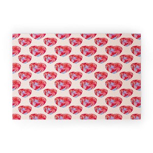 El buen limon Heart and love retro psychedelic 30" x 20" Welcome Mat - Society6 - 1 of 3