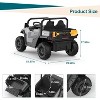 24V 4WD Electric Ride On Dump Truck with Remote Control, 2-Seater Kids Ride On Car for Ages 3+, Birthday Gift - 3 of 4
