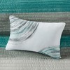Gracie Mills Ianne Modern 8-Piece Watercolor Stripe Quilt Set with Cotton Bed Sheets - 3 of 4