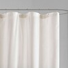 PAGED 72x72 Inch Polyester Ombre Printed Shower Curtain with 12 Button Holes on Top,Seersucker Shower Curtains for Bathroom - 4 of 4
