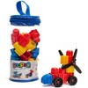 Snapo Jr. Junior Builder's Kit - 40 pcs - Colorful Blocks & Wheels, 18mo+ - 2 of 4