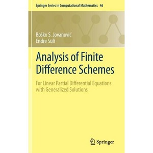 Analysis of Finite Difference Schemes - (Springer Computational Mathematics) by  Bosko S Jovanovic & Endre Süli (Hardcover) - 1 of 1