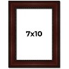 PosterPalooza | Photo Size Distressed Brown Picture Frame - UV Acrylic, Foam Board Backing, Hanging Hardware - 2 of 4