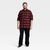 Men's Big & Tall Mid-Weight Flannel Shirt - Goodfellow & Co™ - 3 of 3