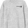 Kaiju No. 8 Kafka Hibini Kaiju Lightning Adult Athletic Heather Crew Neck Long Sleeve Sweatshirt-Medium - 3 of 4