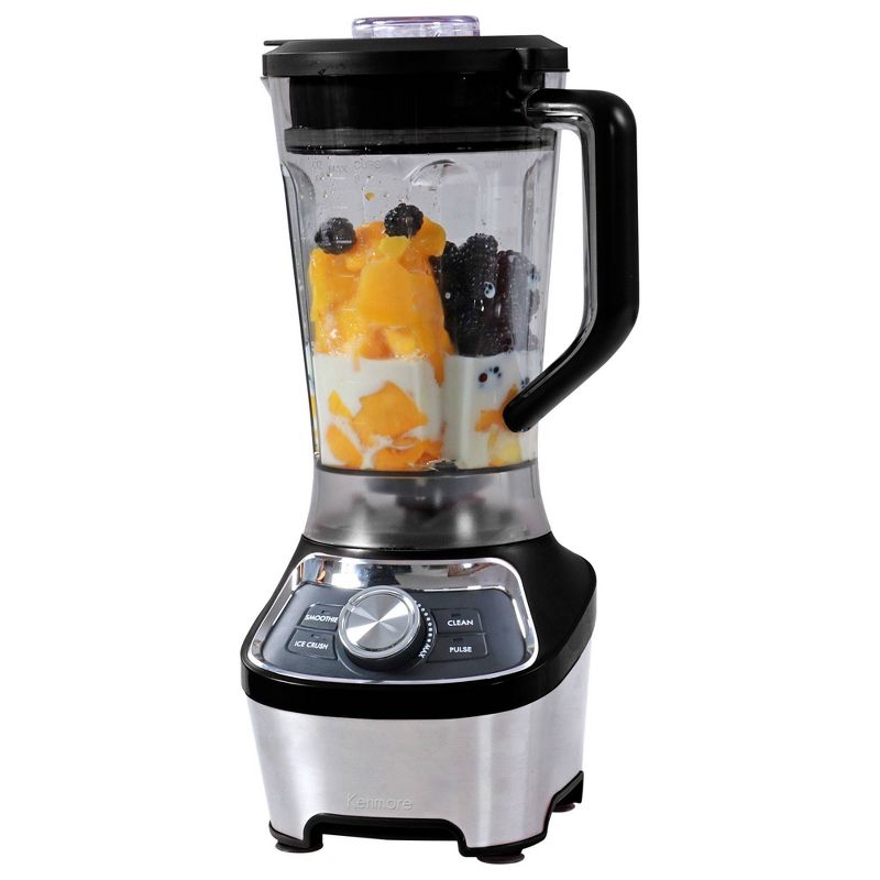 Kenmore 64 oz Stand Blender 1200W Smoothie and Ice Crush Modes Black, 1 of 9