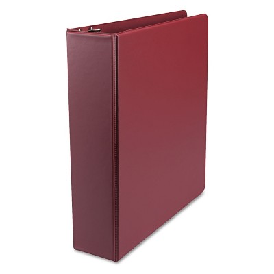 UNIVERSAL Economy Non-View Round Ring Binder 2" Capacity Burgundy 34406