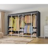 VIPEK V50C Extra Large Coverd Clothes Rack, Black Closet Rack with Gray  Upgarded Polyester Cover, Multi-Functional Wardrobe Closet Clothing Rack - 3 of 4
