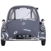 Heinkel Kabine "Bubble Car" Troy Gray 1/18 Diecast Model Car by Oxford Diecast - 3 of 4