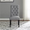NicBex Set of 2 Classic Tufted Solid Wood Dining Chair with High Back,Velvet Upholstered Armless Chairs for Kitchen,Living Room - 3 of 4