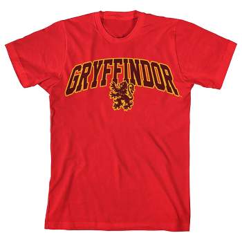 Harry Potter Gryffindor Crest Boy\'s Target Red : T-shirt -xl