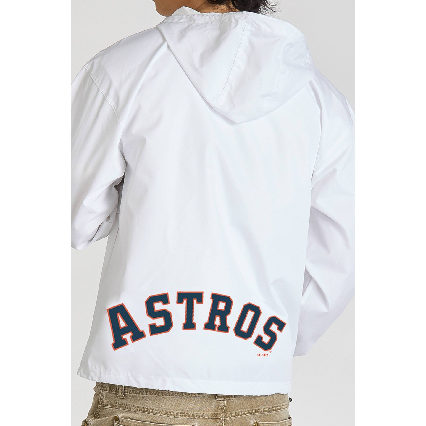 Мужская куртка MLB Houston Astros Champion White Packable, цвет: Белый — фото 3
