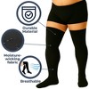 Mojo Men’s Plus Size Thigh High 20–30mmHg Compression Stockings – Circulation, Edema & Swelling Relief, A2017PS - 2 of 4