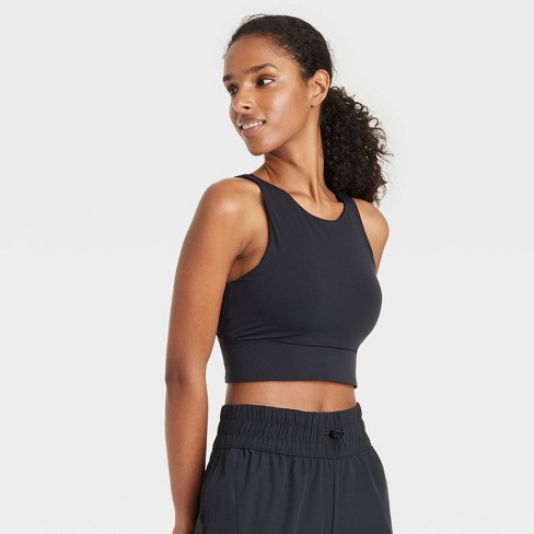 Women s High Neck Longline Bra Joylab Target