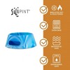 Silipint: Aqua-Fur Silicone 18oz Dog Bowl, Colapsible/Foldable, Arctic Sky - 2 of 4
