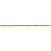 Black Bow Jewelry 1.3mm 10k Yellow Gold Diamond Cut Solid Rope Chain Anklet or Bracelet - 2 of 4