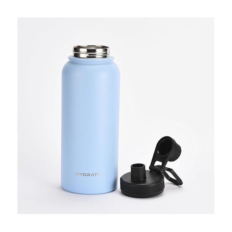 HYDRATE 34oz Insulated Stainless Steel Water Bottle, Blue, 2 of 4