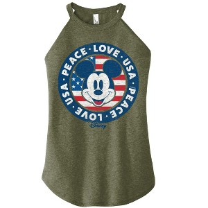 Women's - Disney - Americana Graphic High Neck Tank - 1 of 3