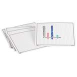 Didax Write-On/Wipe-Off Graphing Mats, Set of 10