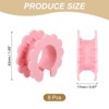 Unique Bargains Windproof Silicone Anti-Drop Flexible Clothes Hanger Fixing Buckle 8 Pcs - 2 of 3