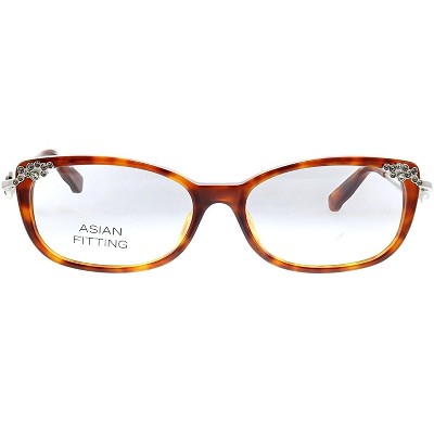 Swarovski  052 Womens Rectangle Eyeglasses Havana 54mm