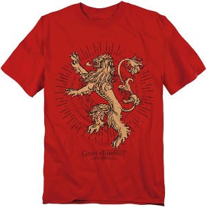 Game Of Thrones Lannister Burst Sigil Adult T-Shirt - 1 of 4