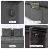 Sofa Bed 4-in-1 Convertible Pull Out Couch, Velvet Chair Bed, 5 Adjustable Backrests - 4 of 4