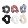 scünci No Damage Thermal Scrunchies - Lavender/Neutral - All Hair - 6pk - 3 of 4