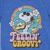 Boys' - Peanuts - Feelin Groovy Snoopy And Woodstock Short Sleeve Graphic T-Shirt - 2 of 4