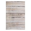 LunaLulinlk 8X10 Brown /Striped Non-Shedding Stylish and Stain Resistant Area Rug - 2 of 4