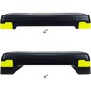Fitvids Adjustable Aerobic Stepper Platform, Non-Slip Workout, 27", Black/Lemon - 2 of 4