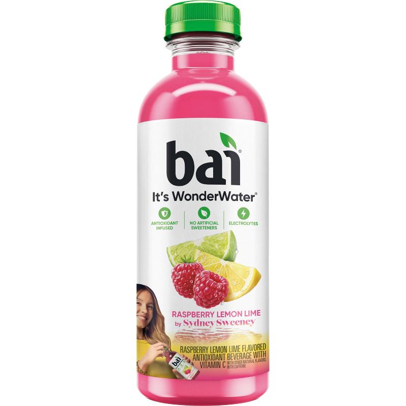 Bai Raspberry Lemon Lime Antioxidant Water - 18 fl oz Bottle, 2 of 10