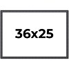 PosterPalooza | Linear Black Picture Frame - UV Acrylic, Backing Board, Hanging Hardware Included - 2 of 4