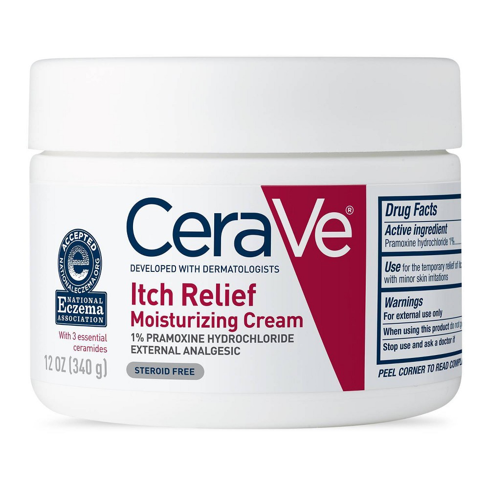 UPC 301871975122 product image for CeraVe Itch Relief Moisturizing Cream for Dry and Itchy Skin - 12oz | upcitemdb.com