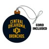 Central Oklahoma Bronchos Logo Wood Christmas Tree Holiday Ornament - 2 of 4