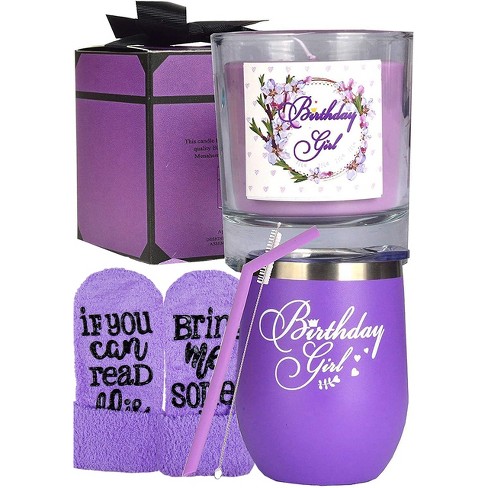 Verymerrymakering 20th Birthday Tumbler Gifts For Girls - Purple : Target