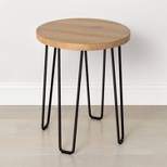 Wood & Wire Accent Table - Natural/Black - Hearth & Hand™ with Magnolia