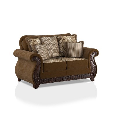 Damask Loveseats Settees Target - Simmons Upholstery Outback Chocolate Sofa And Loveseat Set